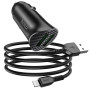 Автомобильное зарядное устройство Hoco Z39 QC3.0 (2USB) + Lightning black