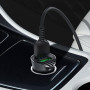 Автомобильное зарядное устройство Hoco Z39 QC3.0 (2USB) + MicroUSB black