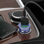 Автомобильное зарядное устройство Hoco Z39 QC3.0 (2USB) + Type-C blue