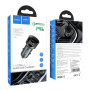 Автомобильное зарядное устройство Hoco Z42 PD 20W + QC3.0 (1USB 3A) grey