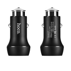 Автомобильное зарядное устройство Hoco Z7 (2USB/2.4A) black Автомобильное зарядное устройство Hoco Z7 (2USB/2.4A) black