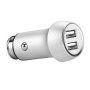 Автомобильное зарядное устройство Hoco Z7 (2USB/2.4A) steel