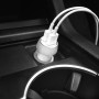 Автомобильное зарядное устройство Hoco Z7 (2USB/2.4A) steel