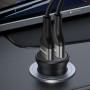 Автомобильное зарядное устройство USAMS US-CC114 C20  Dual USB Mini black