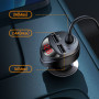 Автомобильное зарядное устройство Usams US-CC119 C22 (2USB/3.4A) + 3in1 combo кабель black