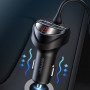Автомобильное зарядное устройство Usams US-CC119 C22 (2USB/3.4A) + 3in1 combo кабель black