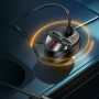 Автомобильное зарядное устройство Usams US-CC119 C22 (2USB/3.4A) + 3in1 combo кабель black