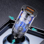 Автомобильное зарядное устройство Usams US-CC122 C23 36W Super Si (2USB/36W) transparent/black