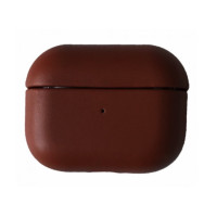 Кожанный чехол K-DOO Lux Craft brown для наушников Apple AirPods Pro