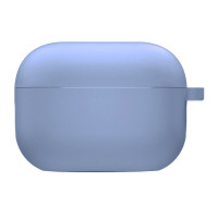 Чохол Silicone Case з мікрофіброю для навушників Apple AirPods 3 з карабіном lilac pride