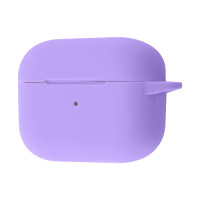 Чохол Silicone Case з мікрофіброю для навушників Apple AirPods 4 з карабіном glycine