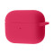 Чехол Silicone Case с микрофиброй для наушников Apple AirPods 4 с карабином rose red
