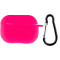 Чохол Silicone Case для навушників Apple AirPods Pro з карабіном barbie pink