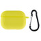 Чохол Silicone Case для навушників Apple AirPods Pro з карабіном bright yellow