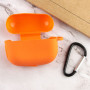 Чехол Silicone Case для наушников Apple AirPods Pro с карабином kumquat