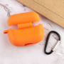 Чехол Silicone Case для наушников Apple AirPods Pro с карабином kumquat
