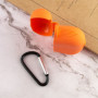 Чехол Silicone Case для наушников Apple AirPods Pro с карабином kumquat