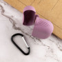 Чехол Silicone Case для наушников Apple AirPods Pro с карабином lilac pride