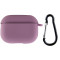 Чохол Silicone Case для навушників Apple AirPods Pro з карабіном lilac pride
