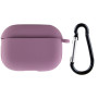 Чехол Silicone Case для наушников Apple AirPods Pro с карабином lilac pride