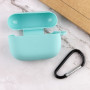 Чехол Silicone Case для наушников Apple AirPods Pro с карабином marine green