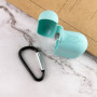 Чехол Silicone Case для наушников Apple AirPods Pro с карабином marine green