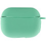 Чехол Silicone Case для наушников Apple AirPods Pro с карабином mint