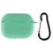 Чохол Silicone Case для навушників Apple AirPods Pro з карабіном mint