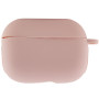 Чохол Silicone Case для навушників Apple AirPods Pro з карабіном pink sand