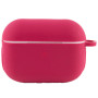 Чехол Silicone Case для наушников Apple AirPods Pro с карабином rose red