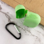 Чехол Silicone Case для наушников Apple AirPods Pro с карабином spearmint