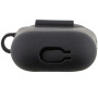 Чехол Silicone Case для наушников Apple AirPods 1/2 с карабином black