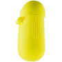 Чехол Silicone Case для наушников Apple AirPods 1/2 с карабином bright yellow