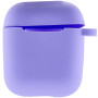 Чехол Silicone Case для наушников Apple AirPods 1/2 с карабином dasheen