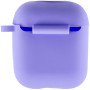 Чехол Silicone Case для наушников Apple AirPods 1/2 с карабином dasheen