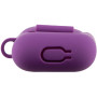 Чехол Silicone Case для наушников Apple AirPods 1/2 с карабином grape