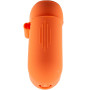 Чехол Silicone Case для наушников Apple AirPods 1/2 с карабином kumquat