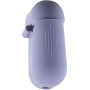 Чехол Silicone Case для наушников Apple AirPods 1/2 с карабином lavender gray