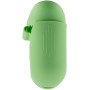 Чехол Silicone Case для наушников Apple AirPods 1/2 с карабином mint