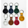 Чохол-брелок Leather Key Ring для Apple AirTag black