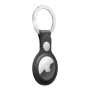 Чохол-брелок Leather Key Ring для Apple AirTag black