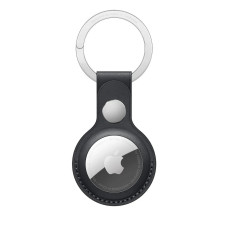 Чохол-брелок Leather Key Ring для Apple AirTag black
