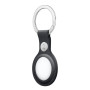 Чохол-брелок Leather Key Ring для Apple AirTag black