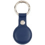 Чохол-брелок Leather Key Ring для Apple AirTag midnight blue