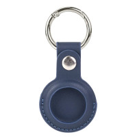 Чохол-брелок Leather Key Ring для Apple AirTag midnight blue