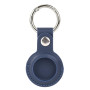Чохол-брелок Leather Key Ring для Apple AirTag midnight blue