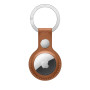 Чохол-брелок Leather Key Ring для Apple AirTag brown