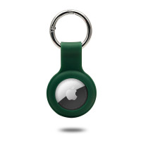 Чохол-брелок Leather Key Ring для Apple AirTag green
