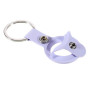 Чехол-брелок Silicone Key Ring для Apple AirTag lilac