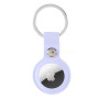 Чехол-брелок Silicone Key Ring для Apple AirTag lilac